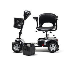 Venus 4 Sport - Silvergrey - Side view battery out chair turned